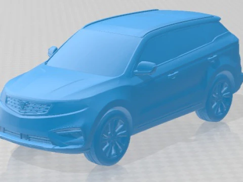 Proton X70 2018 Printable Car 3D Print Model