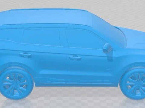 Proton X70 2018 Printable Car 3D Print Model