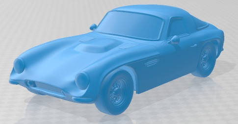 TVR Griffith 400 Printable Car 3Dプリントモデル .c4d .max .obj .3ds .fbx .stl .blend