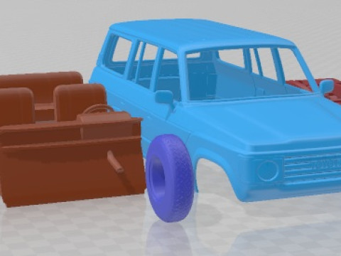 Toyota Land Cruiser J60 1980 Printable Car 3D 打印模型