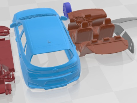 Hyundai i30 N-line 2019 Printable Car 3D Принт Модель