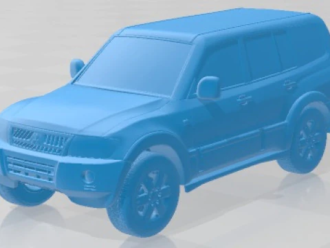 Mitsubishi Pajero Montero Wagon 2005 Printable Car 3D Print Model