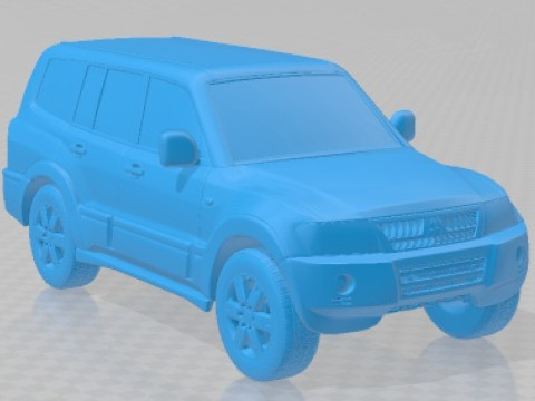 Mitsubishi Pajero Montero Wagon 2005 Printable Car 3D-Druckmodell