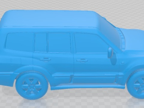 Mitsubishi Pajero Montero Wagon 2005 Printable Car 3D-Druckmodell