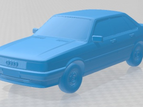 Audi 80 B2 1985 Printable Car 3D प्रिंट मॉडल