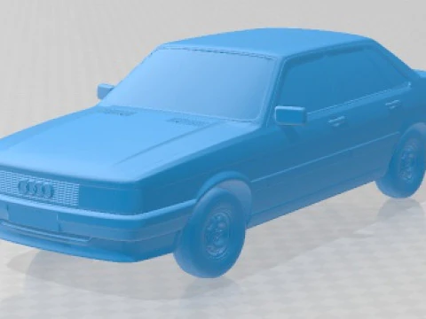 奥迪 80 B2 1985 可打印汽车 3D 打印模型