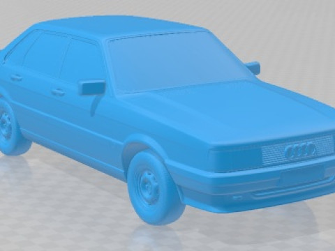 Audi 80 B2 1985 Printable Car 3D Print Model