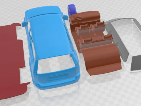 Mitsubishi Pajero Sport 1996 Printable Car 3D Print Model