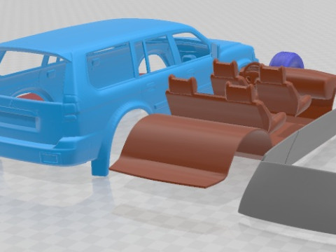 Mitsubishi Pajero Sport 1996 Printable Car 3D 프린트 모델