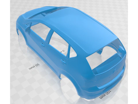 Seat Altea 2010 Printable Body Car 3D Print Model