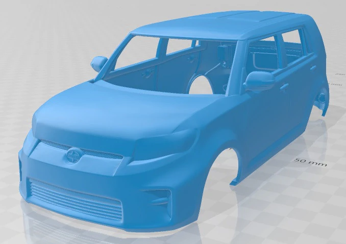 Scion xB 2012 Printable Body Car 3D Print Model .c4d .max .obj .3ds .fbx .stl .blend 
