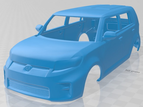 Scion xB 2012 Printable Body Car 3D-Druckmodell