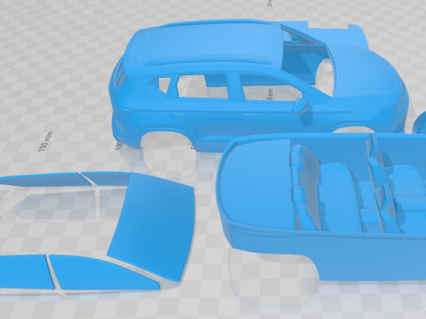 Seat Ateca Cupra 2018 Printable Car 3D Print Model