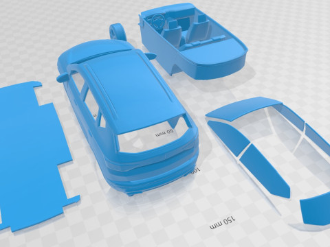 Seat Ateca Cupra 2018 Printable Car 3D Print Model