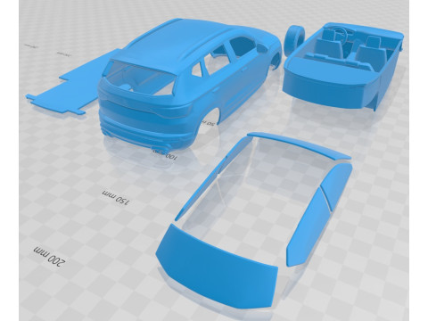 Seat Ateca Cupra 2018 Printable Car 3D Print Model
