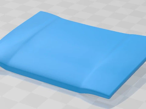 Simca 1000 Printable Car 3D Print Model