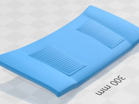 Simca 1000 Printable Car 3D Print Model