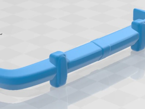 Simca 1000 Printable Car 3D Print Model