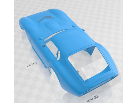 Shelby Cobra Daytona 1964 Printable Body Car 3D प्रिंट मॉडल