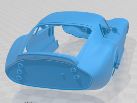 Shelby Cobra Daytona 1964 Printable Body Car 3D प्रिंट मॉडल
