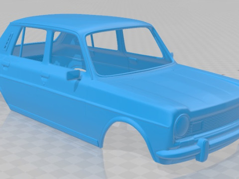 Simca 1100-1200 1974 Printable Body Car Modelo de Impressão 3D