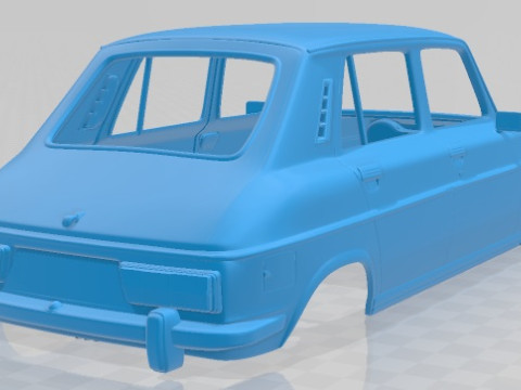 Simca 1100-1200 1974 Printable Body Car Modelo de Impressão 3D