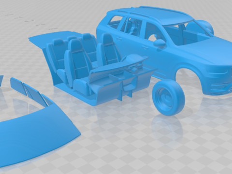 Volvo XC90 2015 Printable Car Model do druku 3D