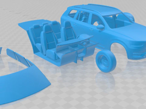 Volvo XC90 2015 Printable Car 3D Print Model