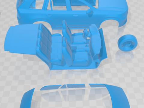 Volvo XC90 2015 Printable Car Model do druku 3D