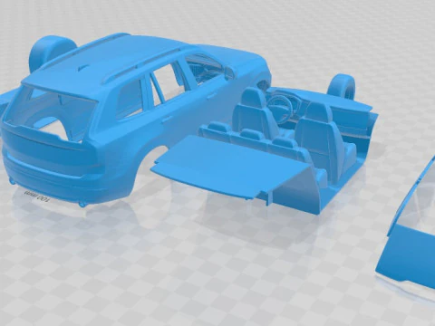 Volvo XC90 2015 Printable Car 3D Print Model