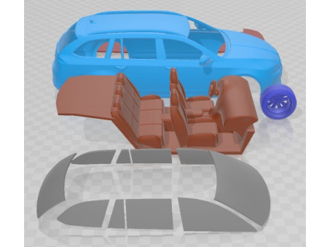 Skoda Octavia 2013 Combi Printable Car 3D Принт Модель