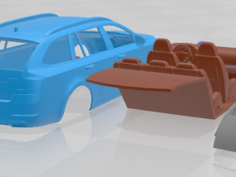 Skoda Octavia 2013 Combi Printable Car 3D Принт Модель