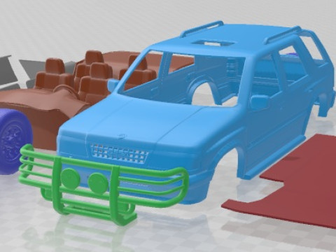 Opel Frontera 1992 Printable Car Modèles 3D en vedette
