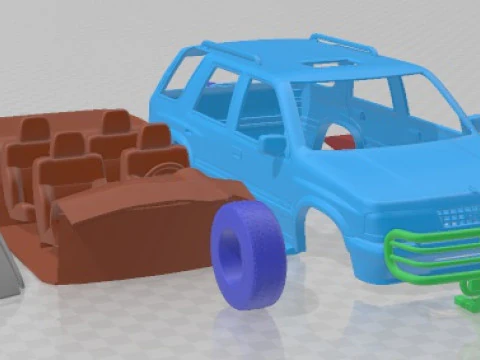 Opel Frontera 1992 Printable Car 3D Print Model