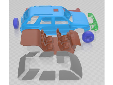 Opel Frontera 1992 Printable Car 3D Принт Модель