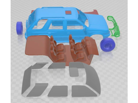 Opel Frontera 1992 Printable Car 3D Print Model