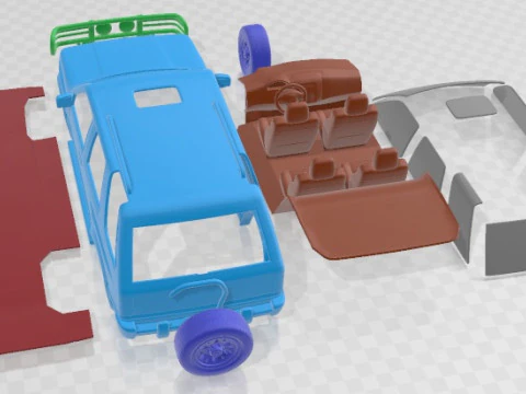 Opel Frontera 1992 Printable Car 3D Print Model