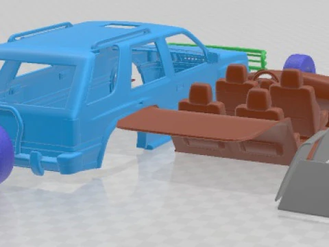 Opel Frontera 1992 Printable Car 3D Print Model