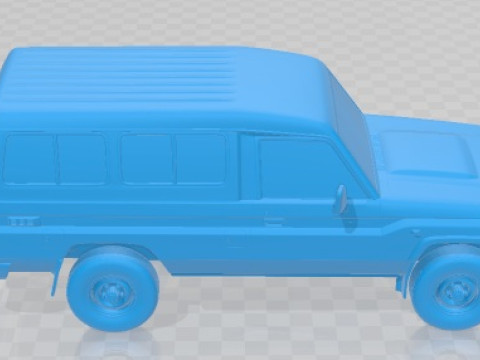 Toyota Land Cruiser J78 2010 Printable Car Modelo de impresión 3D