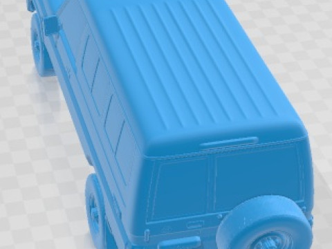 Toyota Land Cruiser J78 2010 Printable Car Modelo de impresión 3D
