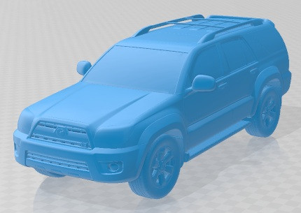 Toyota 4runner 2009 Printable Car 3D Принт Модель .c4d .max .obj .3ds .fbx .stl .blend