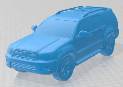 Toyota 4runner 2009 Printable Car 3D Print Model .c4d .max .obj .3ds .fbx .stl .blend 