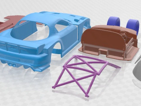 Mazda RX7 1996 Printable Car 3D Print Model