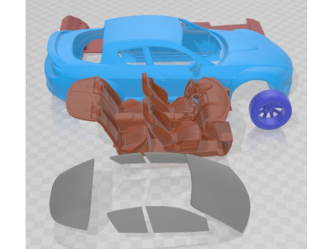 Mazda RX 8 2008 Printable Car 3D Baskı Modeli