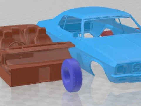 Holden Monaro Coupe GTS 350 1971 Printable Car 3D Print Model