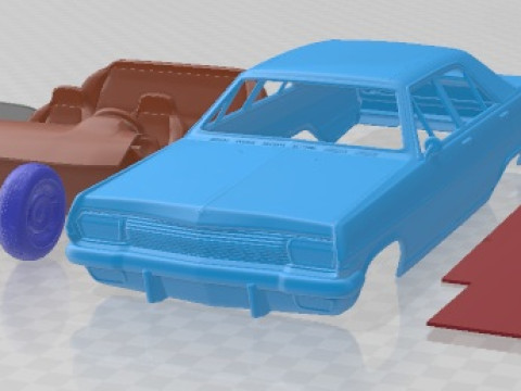 Opel Diplomat A 1964 Printable Car 3D Baskı Modeli