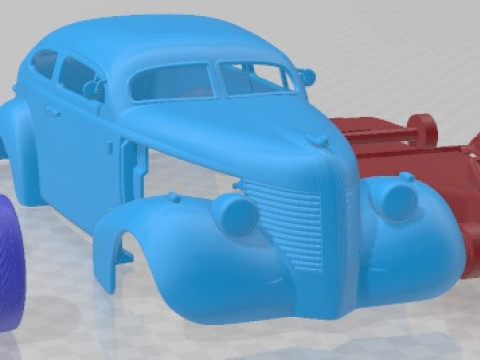 Pontiac Hotrod 1938 Printable Car 3D 打印模型
