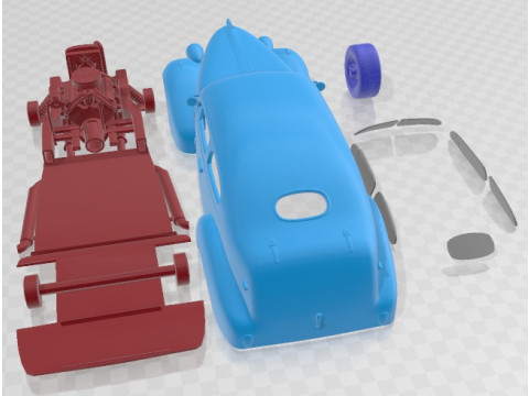 Pontiac Hotrod 1938 Printable Car 3D 打印模型