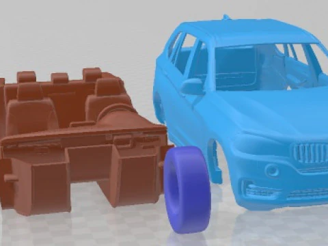 X5 2014 Printable Car 3D Print Model