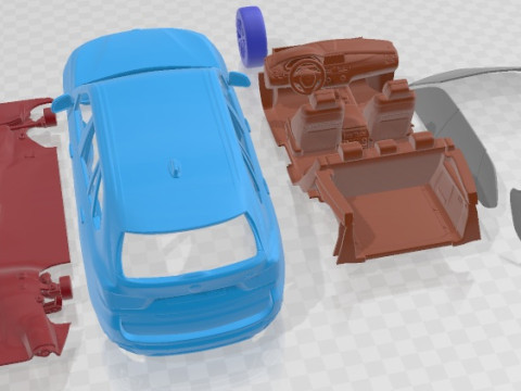 X5 2014 Printable Car 3D प्रिंट मॉडल